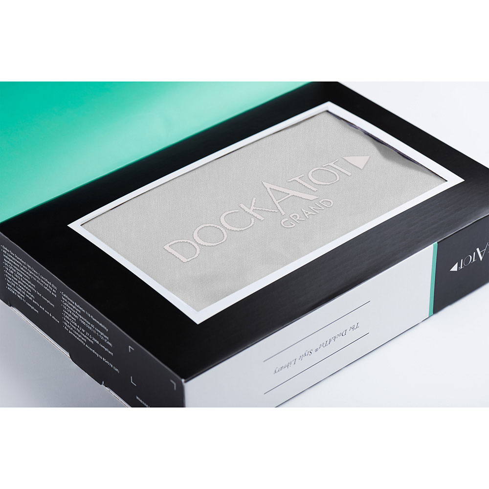 Dockatot - Grand Pod Cover Only - Fog Grey Chambray