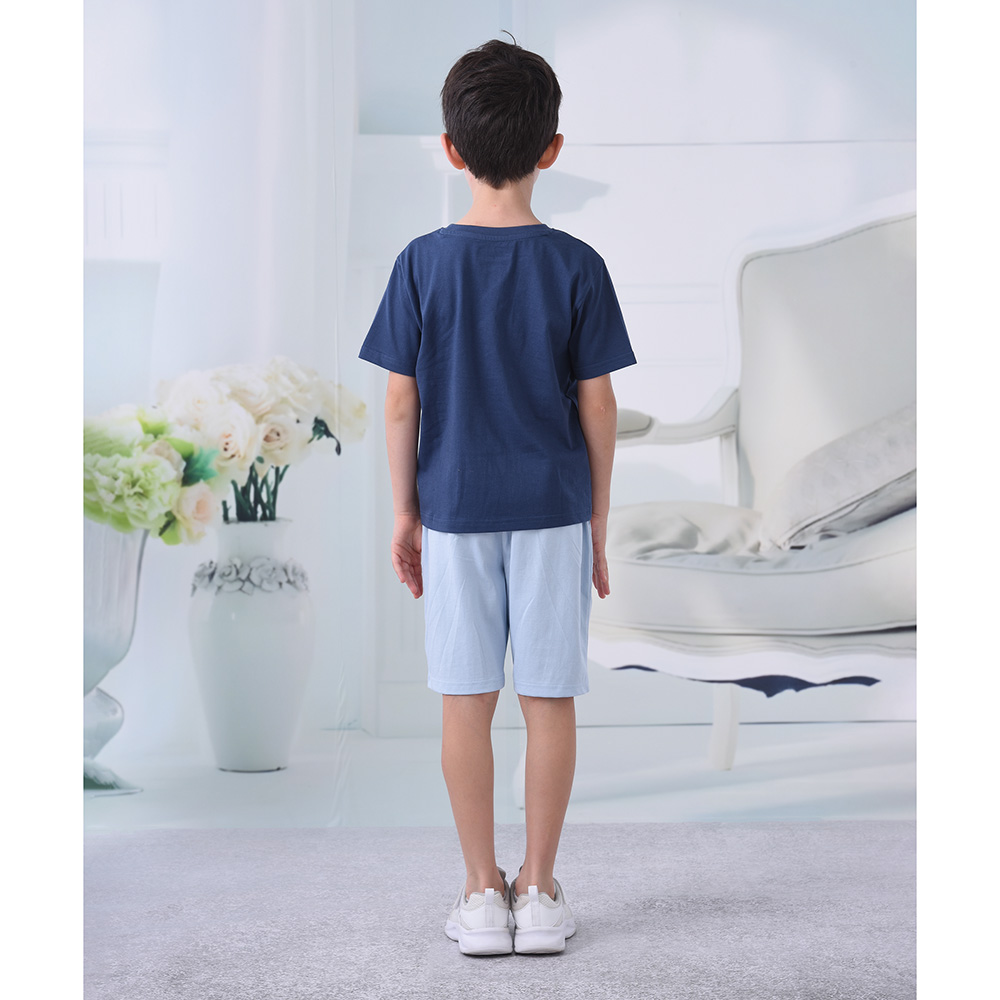 Star Wars - 2pc-Set - Boy Half Sleeve T-Shirt With Shorts - Blue