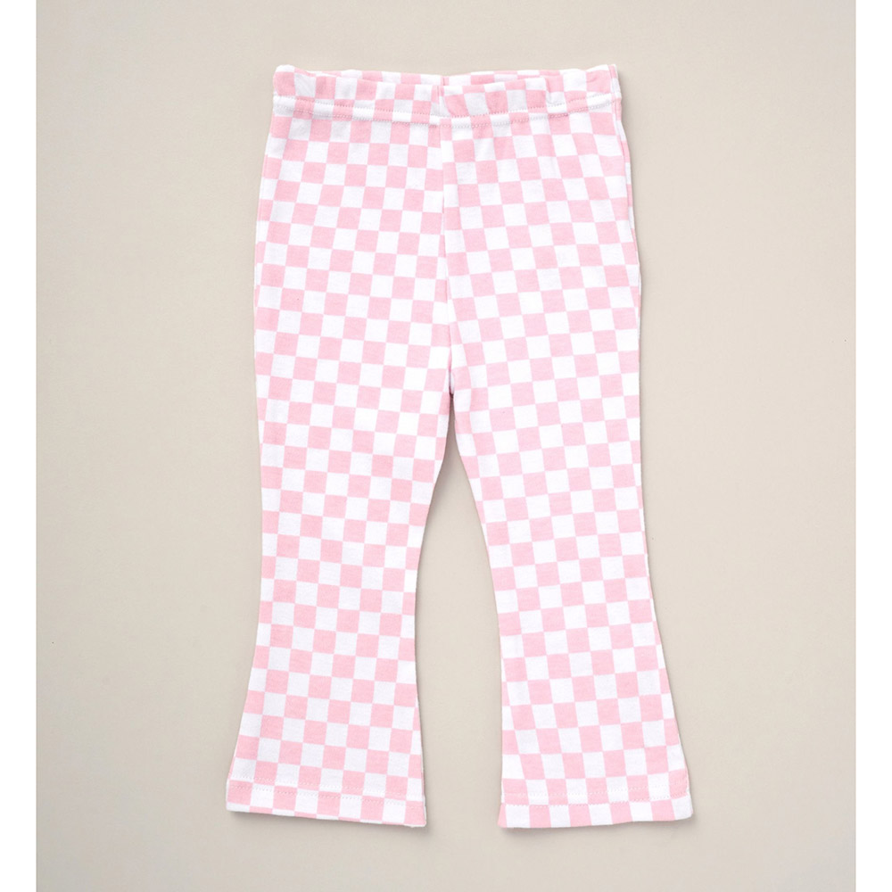 ليلي اند جاك - طقم 3 قطع - توب وليقنز وربطة رأس - وردي