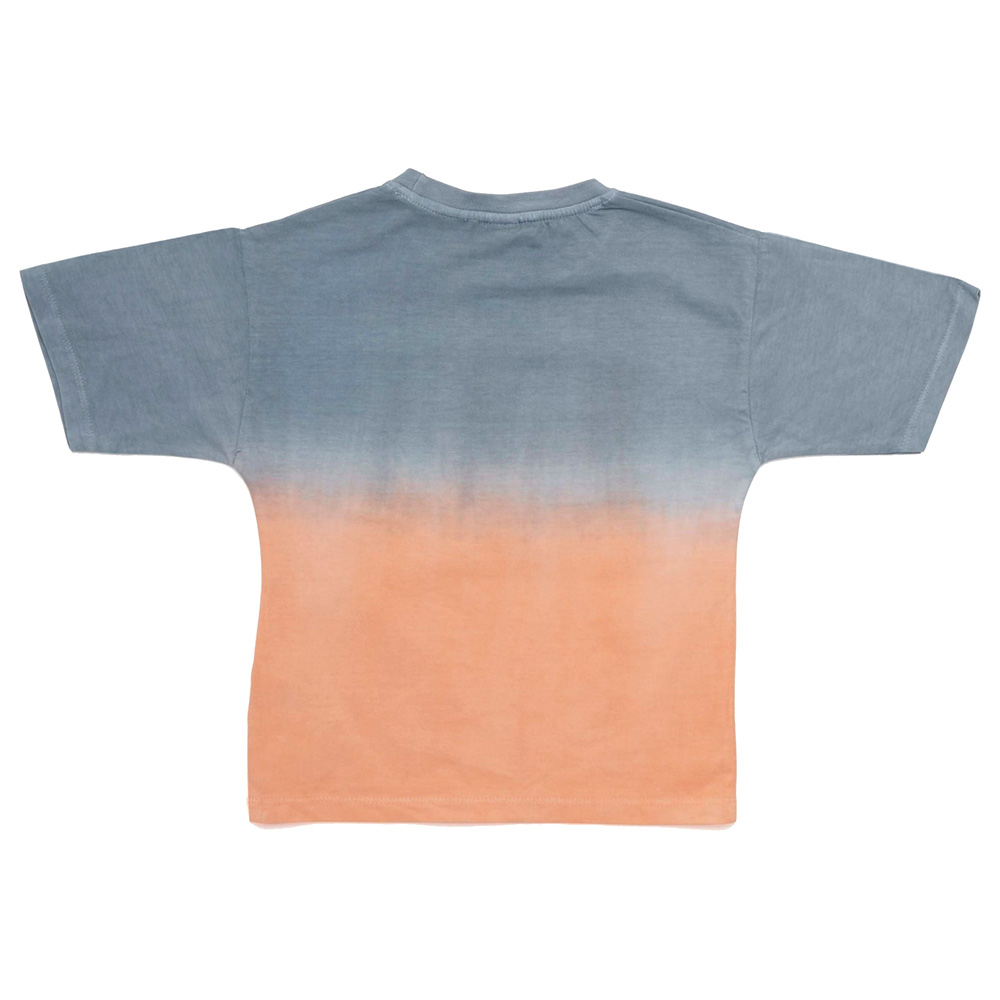 تيشيرت بأكمام قصيرة وكتف منسدل للأولاد من لتل كانجاروز - متعدد الألوان