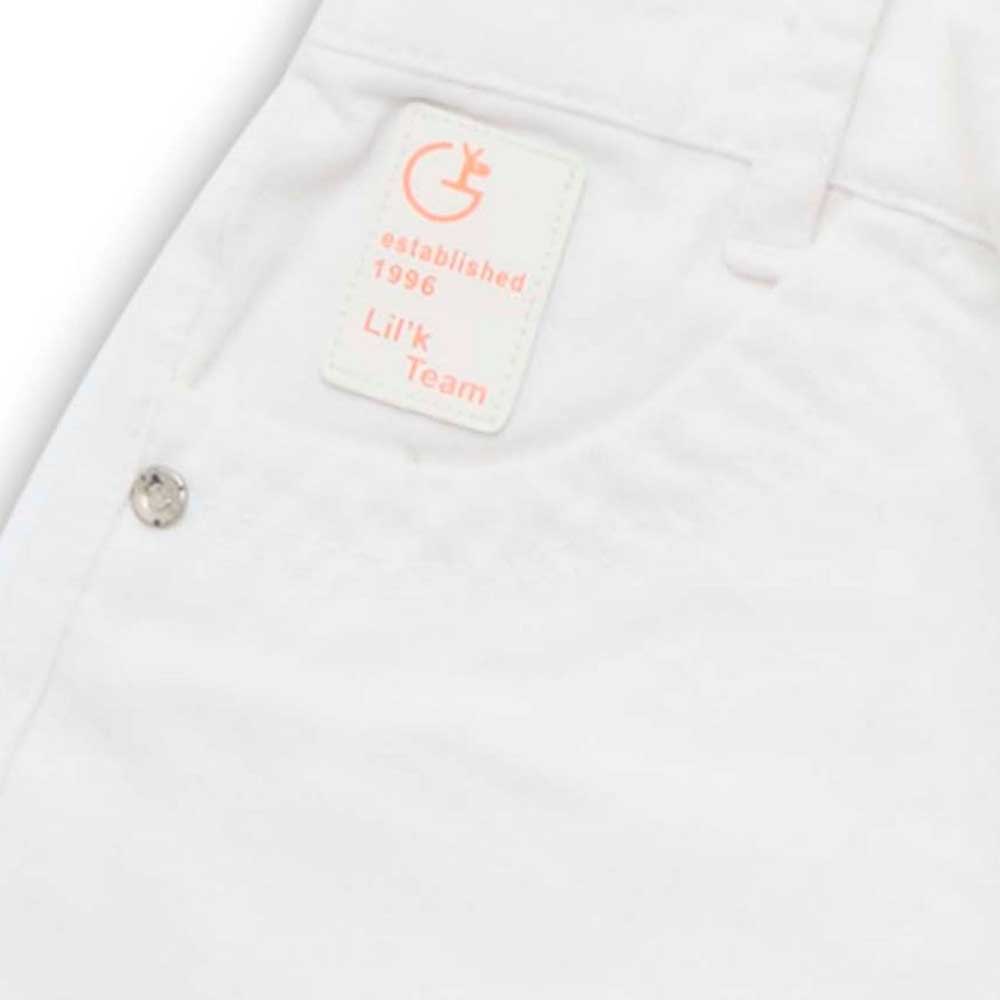 شورت جينز للأولاد من لتل كانجاروز - أبيض