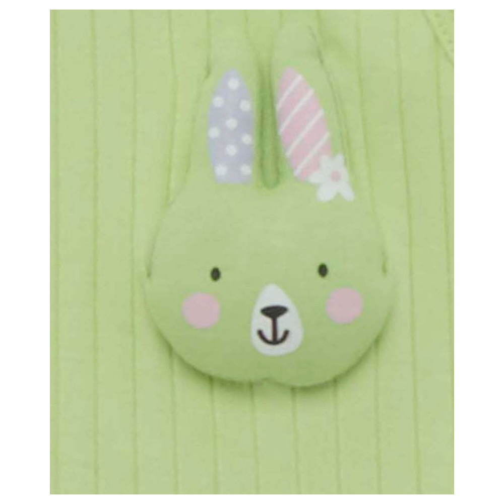 Little Kangaroos - Baby Girl Round Neck Sleeveless T-Shirt - Light Green