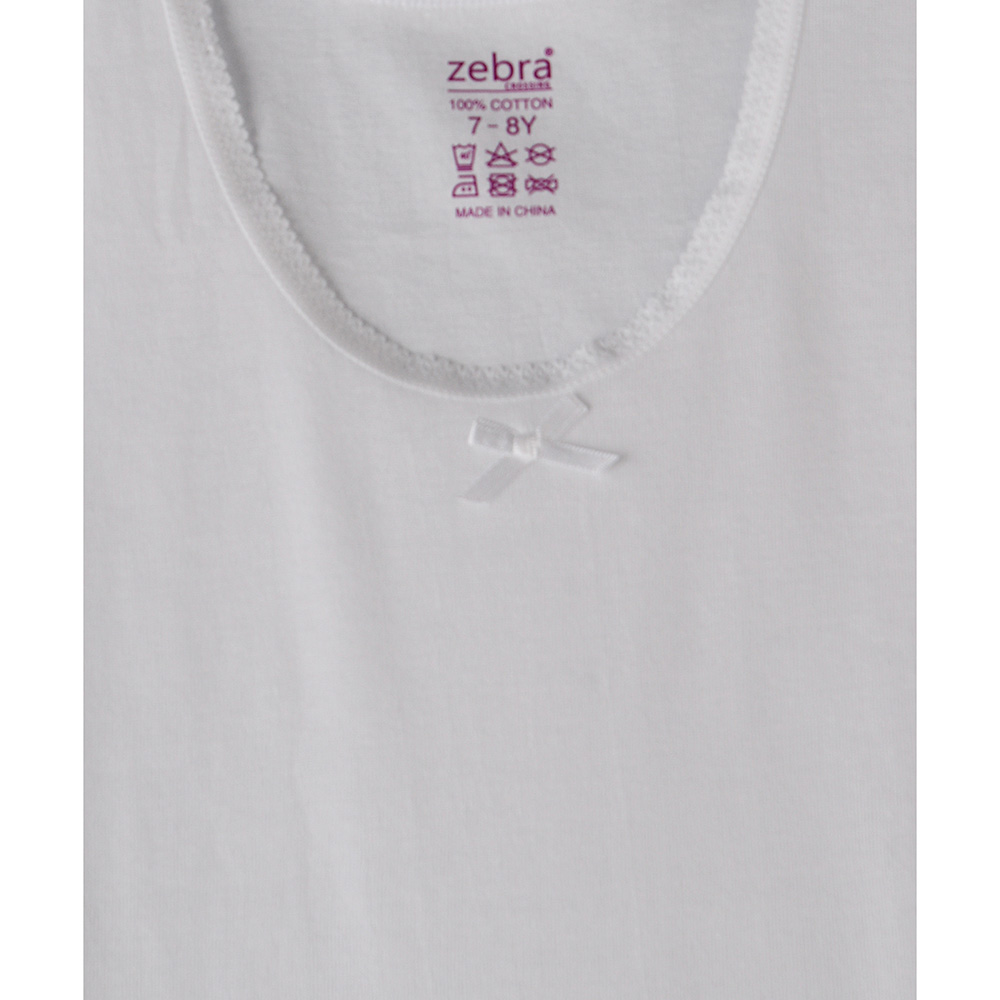 زيبرا كروسينج - طقم شلحة بناتي للمراهقات - 3 قطع - أبيض