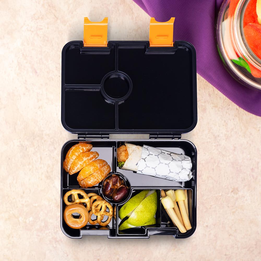Eazy Kids - Bento Lunch Box with Sandwich Cutter Set - Dino Bro