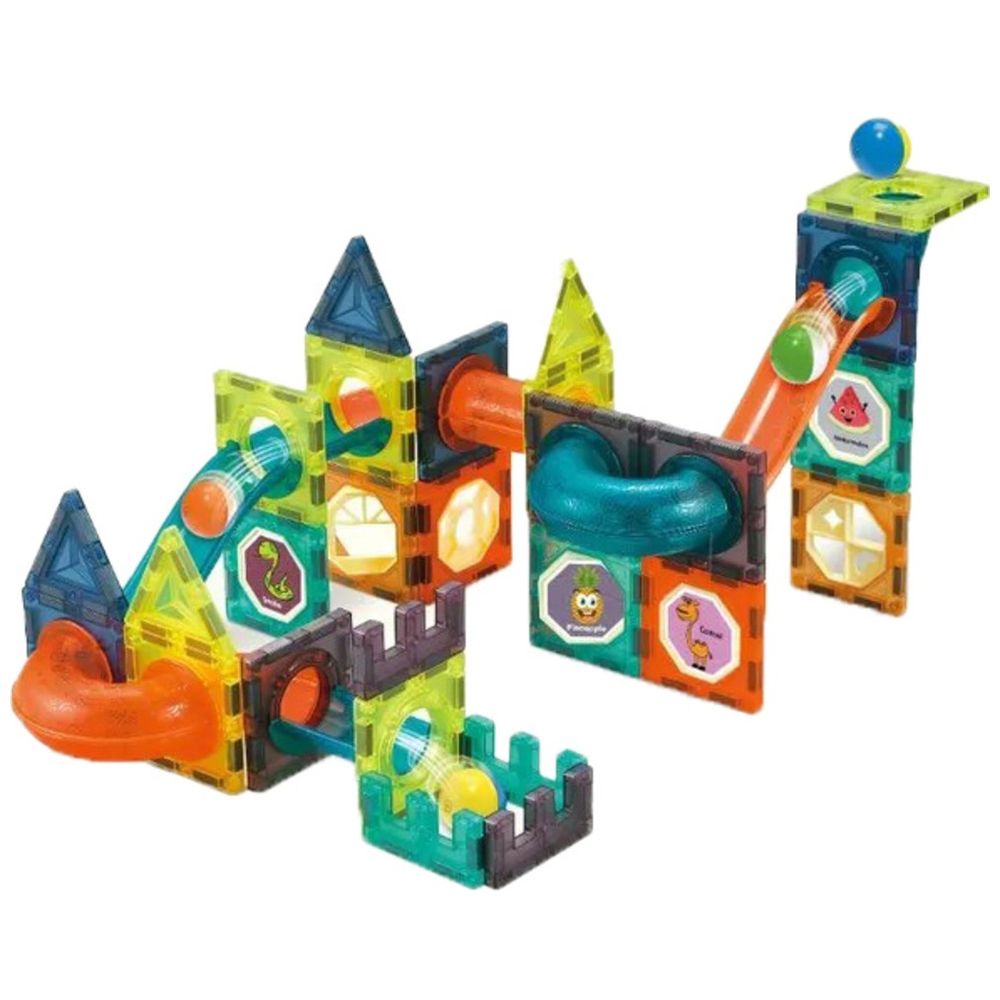 Little Learners - Magnetic Blocks For Early STEM Learning - Pack Of 66