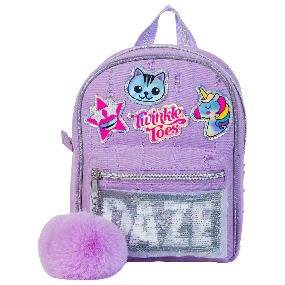 Skechers - Denim Mini Backpack - Light Purple - 10-Inch/25.5cm