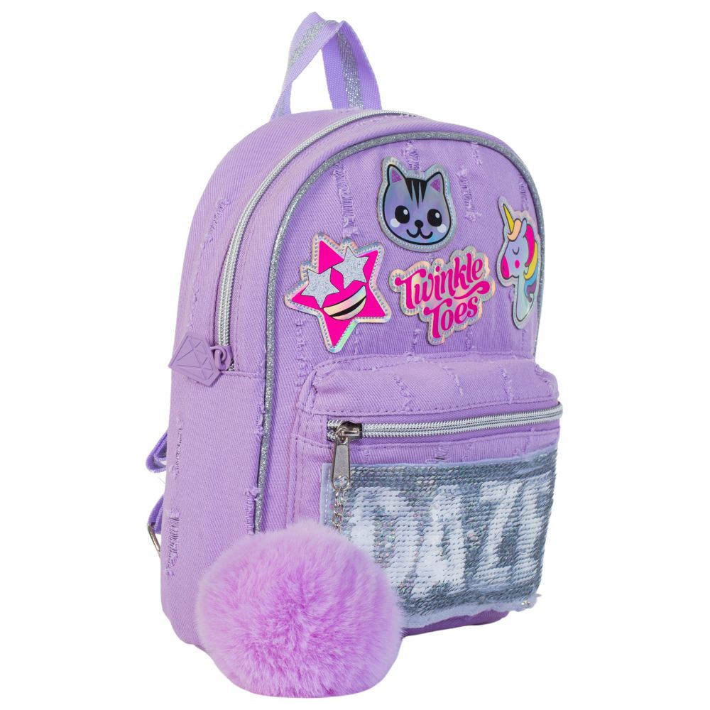 Skechers - Denim Mini Backpack - Light Purple - 10-Inch/25.5cm