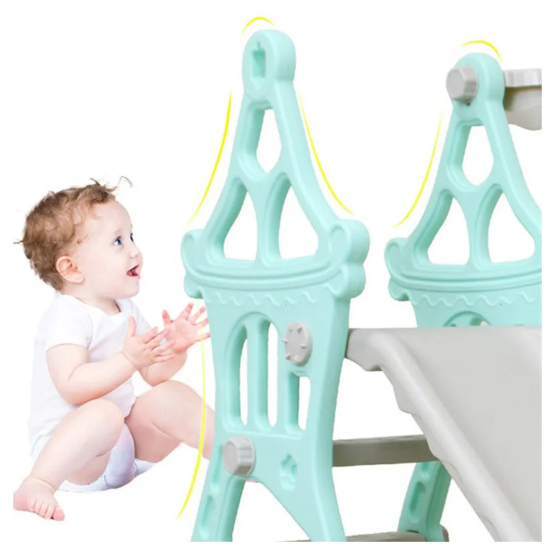 Buddiez - 3-in-1 Play N Go Slide with Swing & Basketball - Bear