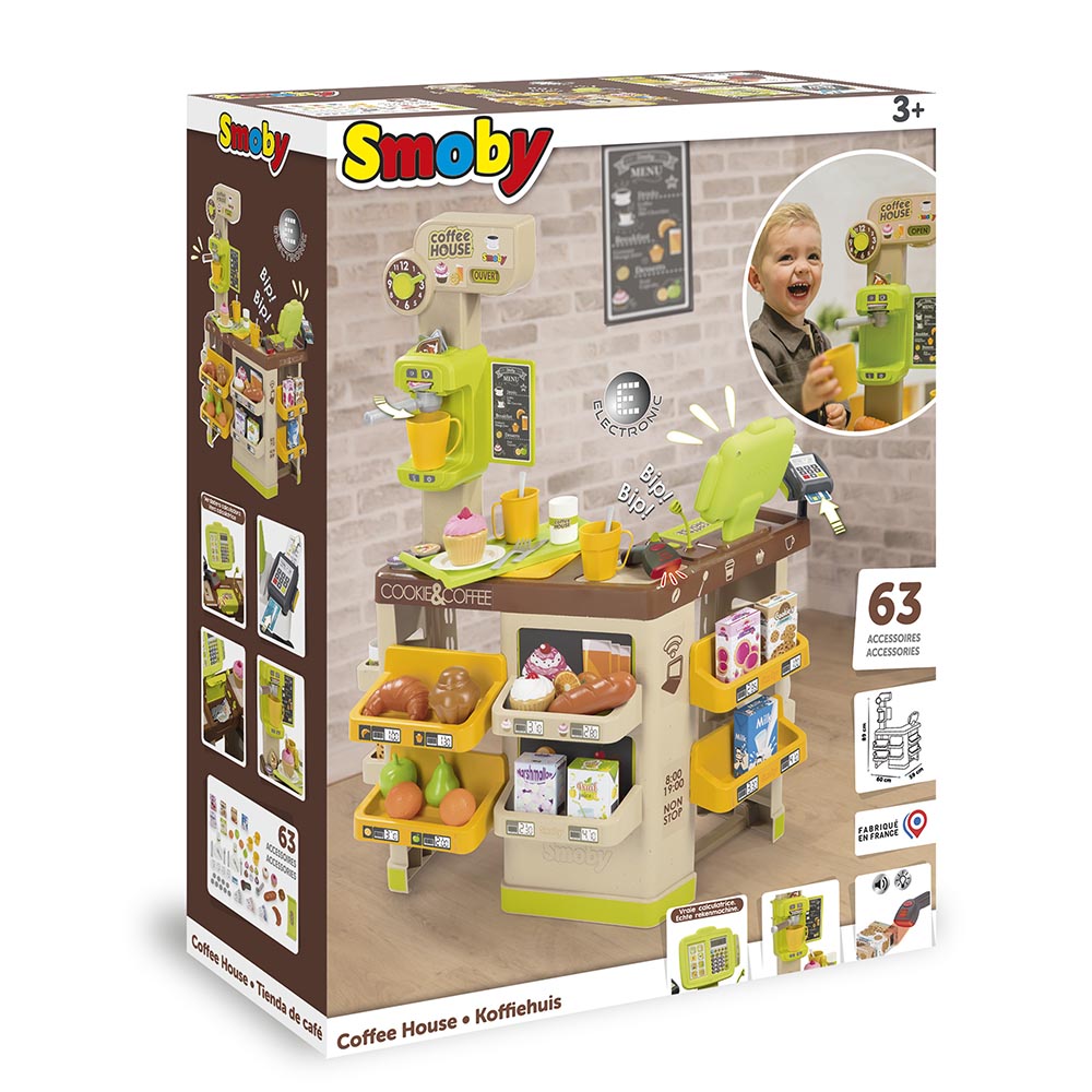 سموبي - مجموعة ألعاب بيت القهوة - 63 قطعة