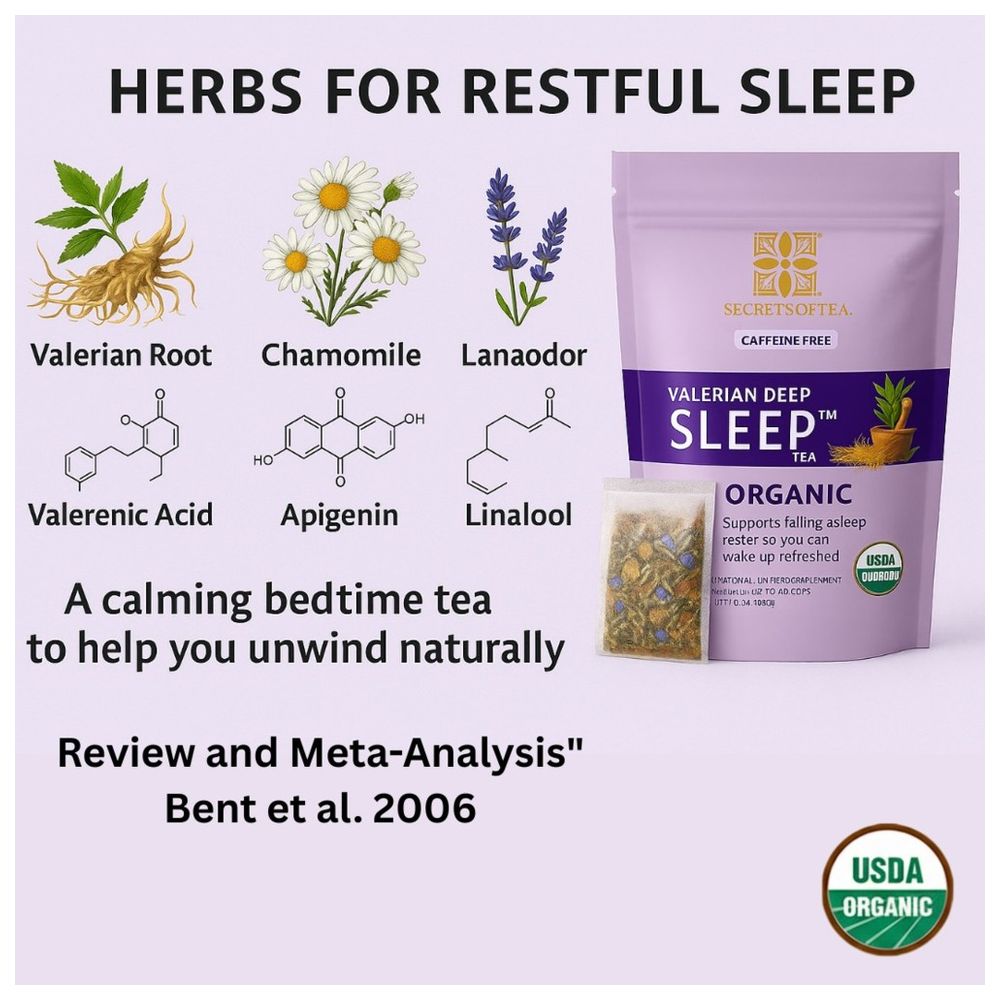 Secrets Of Tea - Valerian Sleep Tea - 40G