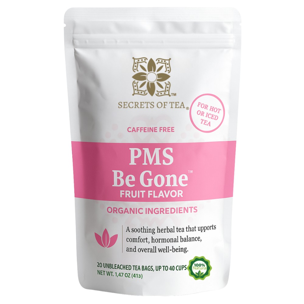 Secrets Of Tea - PCOS & PMS Be Gone Tea Support