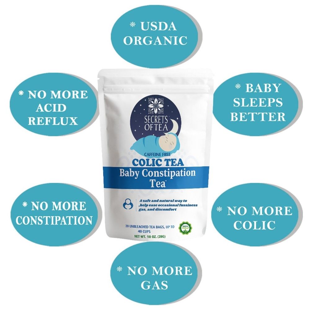 Secrets Of Tea - Baby Constipation Relief Tea - Pack Of 4 - 57G