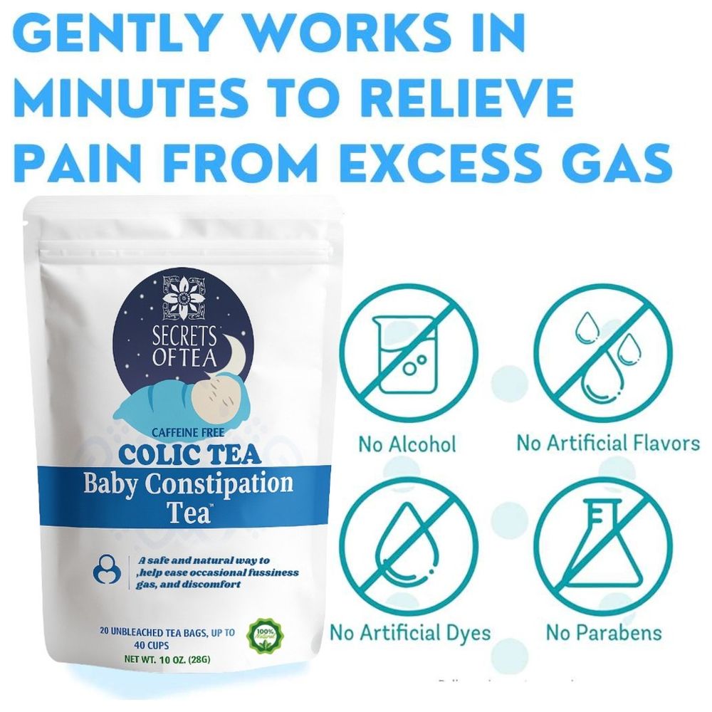Secrets Of Tea - Baby Constipation Relief Tea - Pack Of 4 - 57G