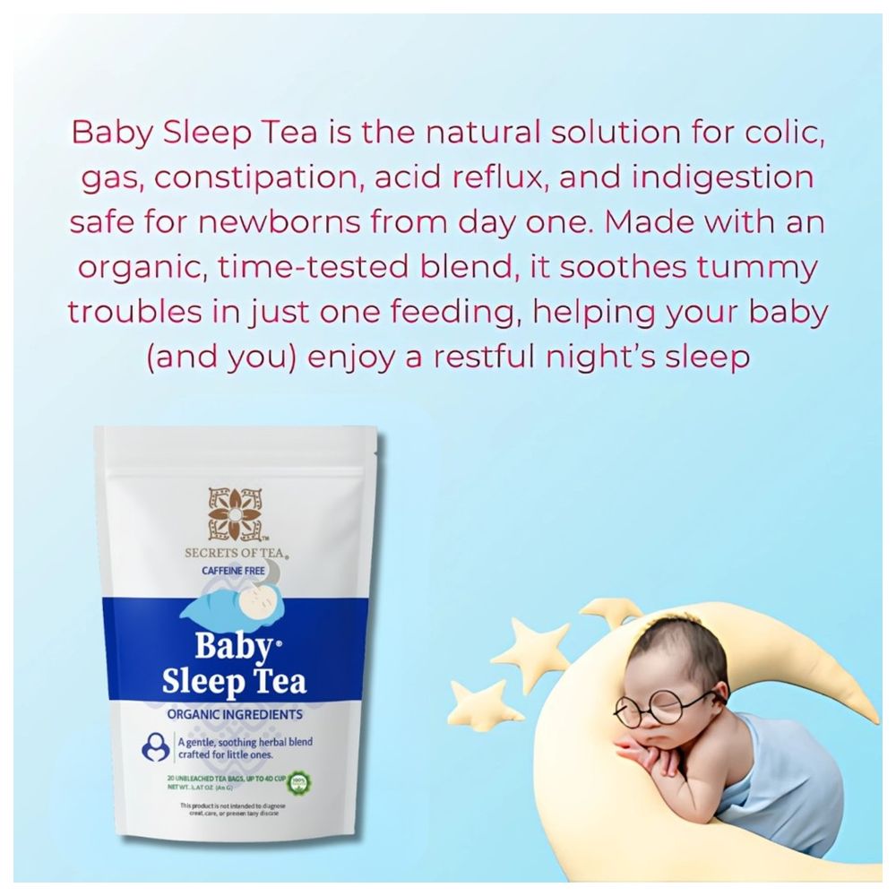 Secrets Of Tea - Baby Sleep Tea - Pack Of 3 - 57G