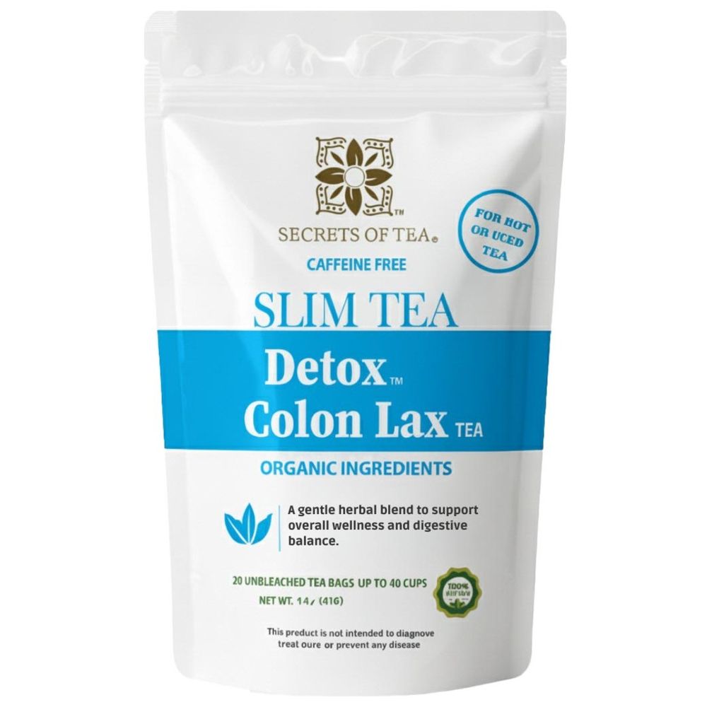 سيكرتس أوف تي - شاي التخلص من السموم والإمساك للقولون - 40 غم