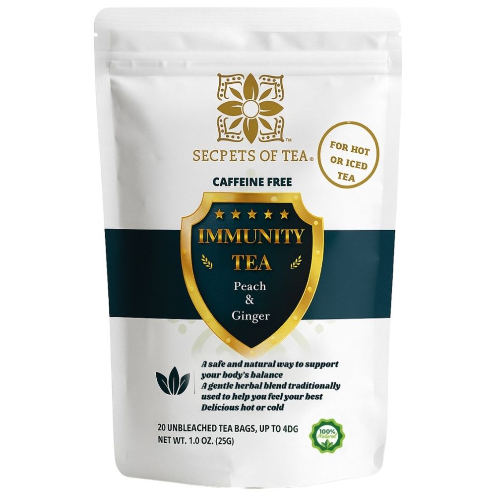 Secrets Of Tea - Immunity Tea - Peach - 40G