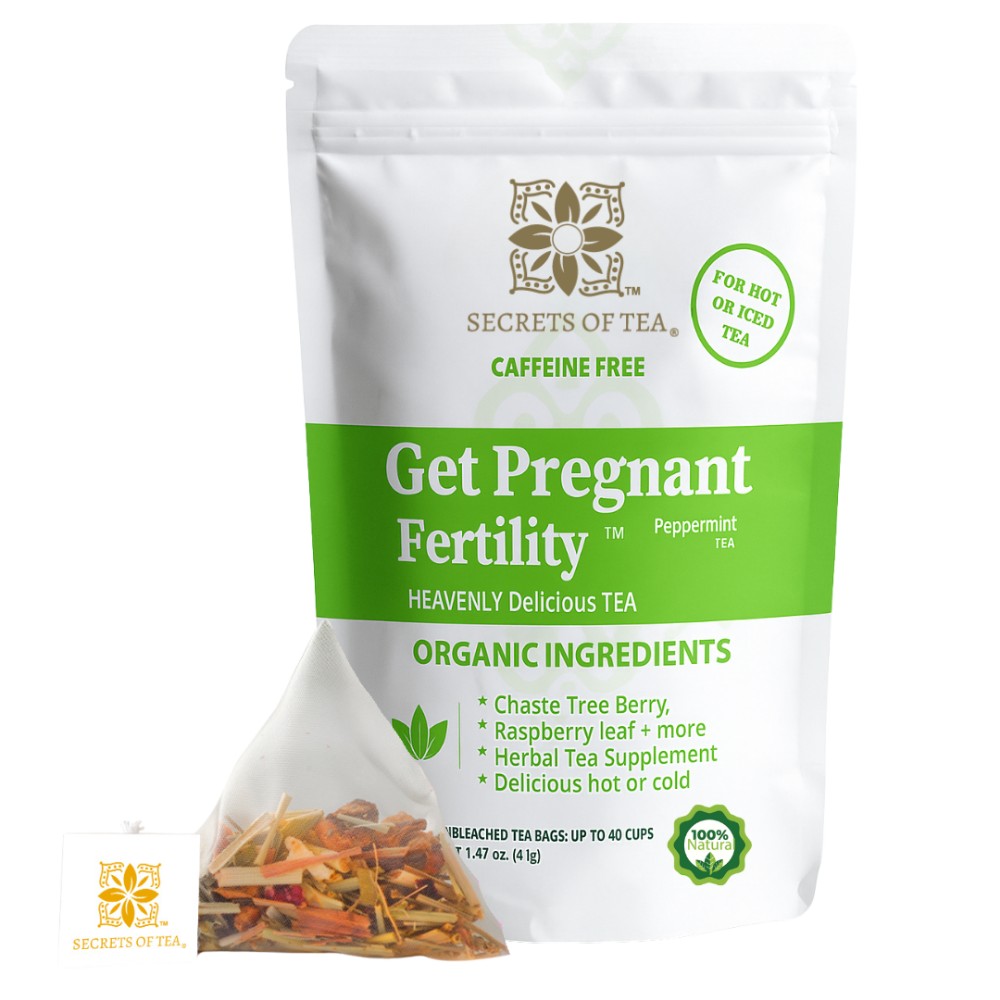 سيكرتس أوف تي - شاي الخصوبة - نعناع - 4 عبوات