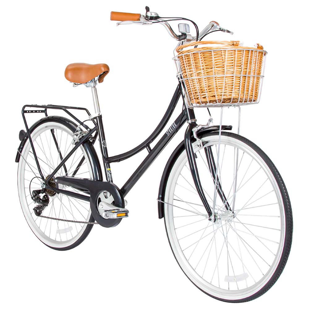 سبارتان – دراجة مدينة بلاتينيوم 26 إنش مع تروس للنساء – أسود فضائي