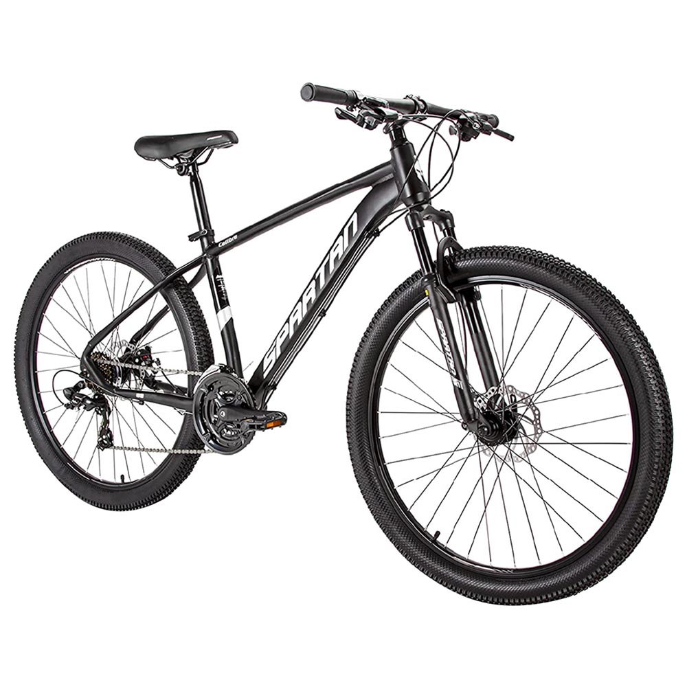 Spartan - 27.5 Inch Calibre Hardtail MTB - Charcoal Black
