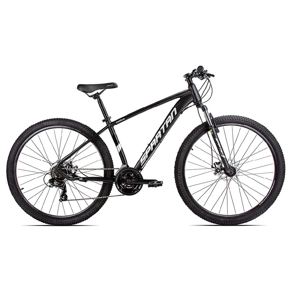 Spartan - 27.5 Inch Calibre Hardtail MTB - Charcoal Black
