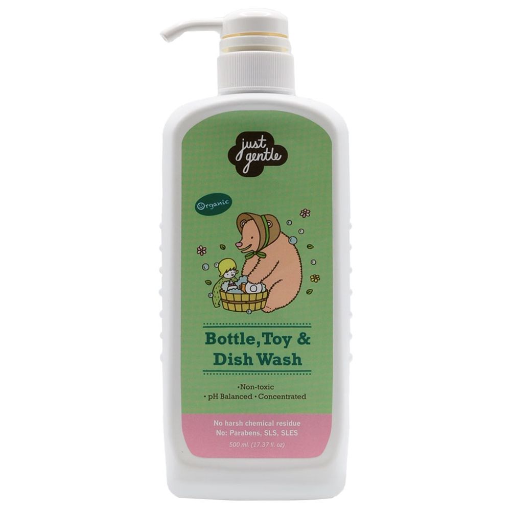 Just Gentle - Organic Bottle, Toys & Dish Wash 500ml