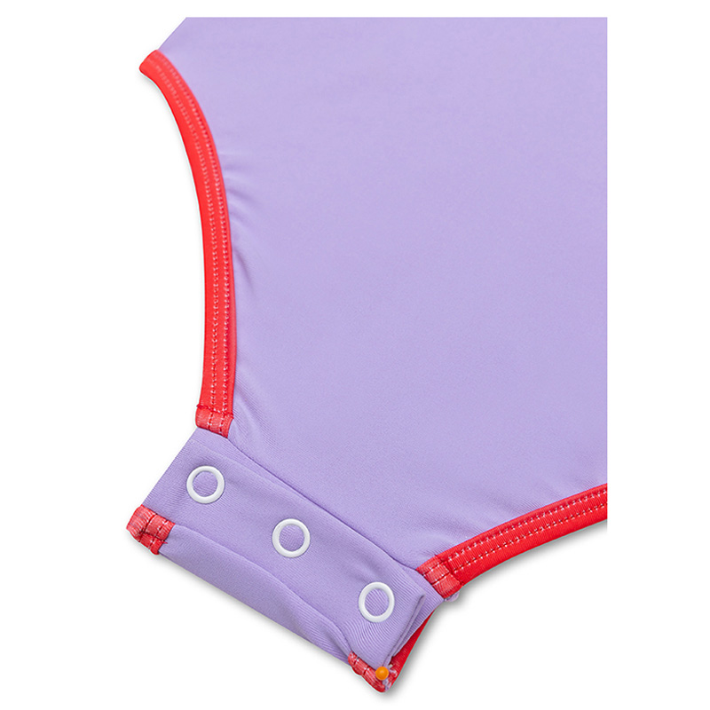 Swim Essentials - All Over Girls Bathing Suit - Purple