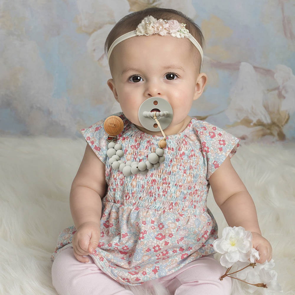 Sugar Sprinkle -  Earl Grey Pacifier Clip