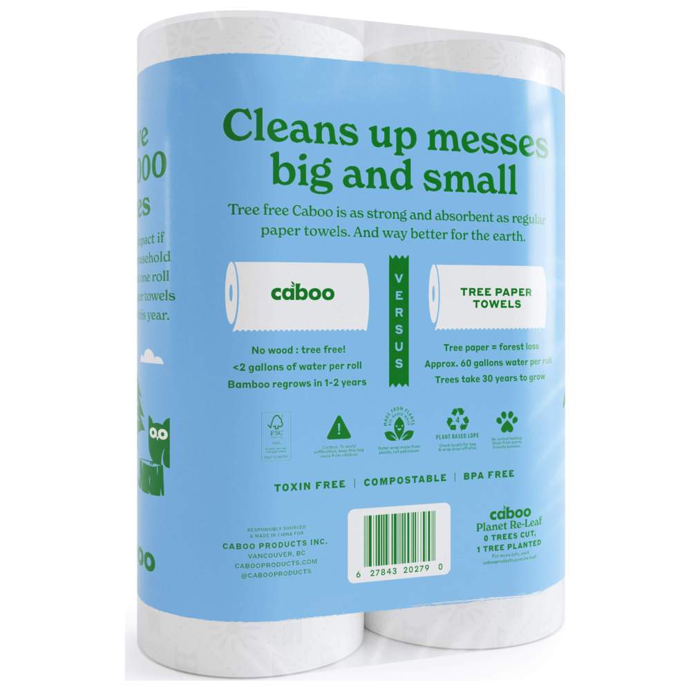 Caboo - Roll Towel 2pack 75's