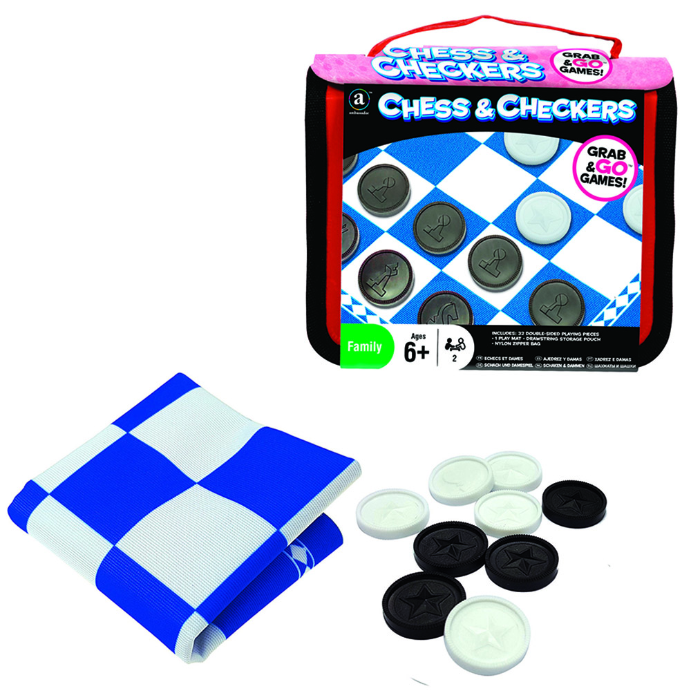 Merchant Ambassador - Grab & Go Games - Travel Chess & Checkers