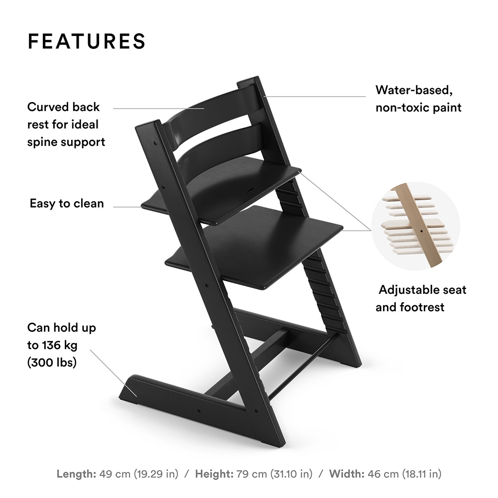 Stokke - Tripp Trapp Wooden Feeding High Chair