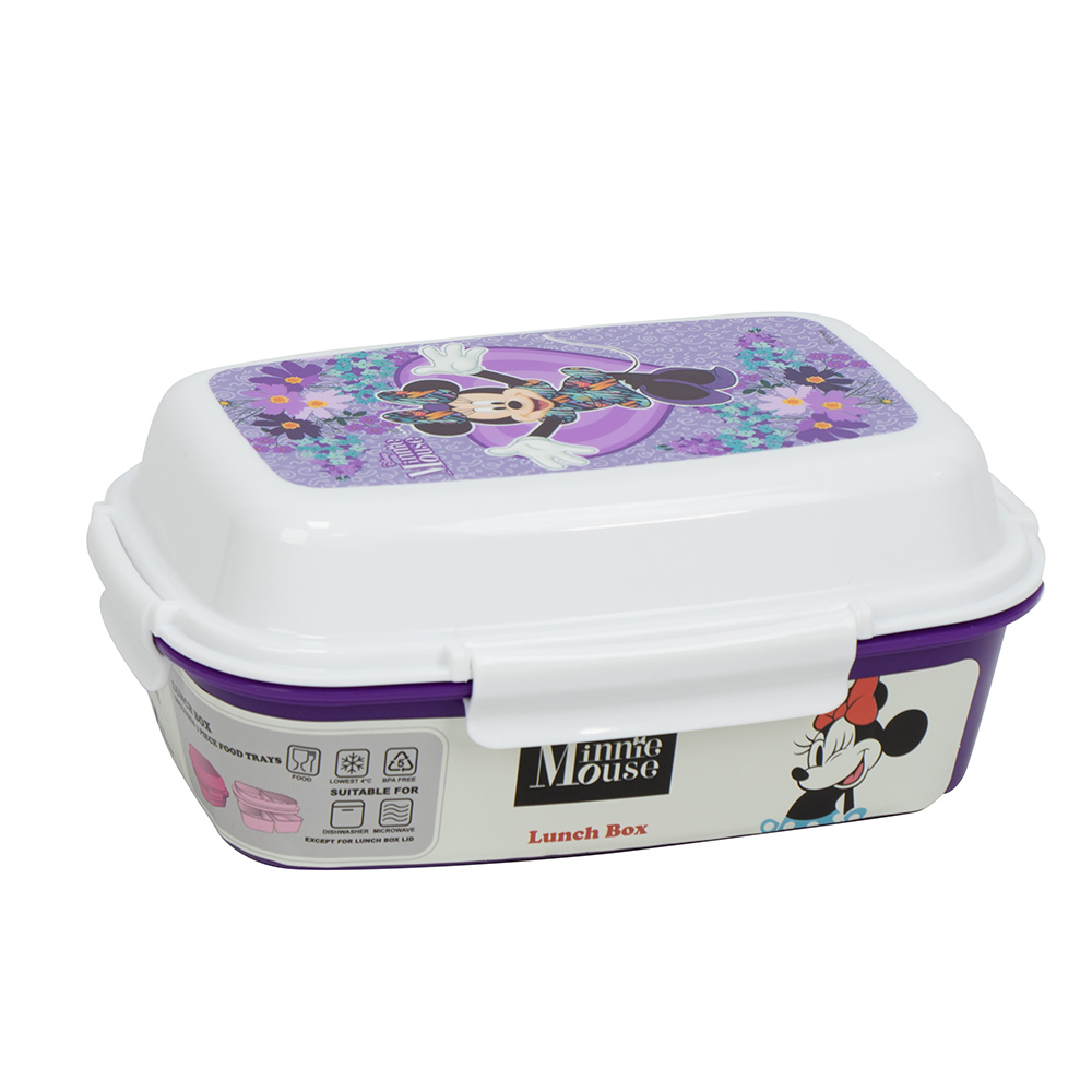 ميني ماوس - صندوق غداء 4 أقسام - بنفسجي