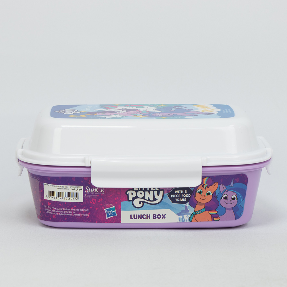 My Little Pony - 4 Compartment Lunch Box - Purple