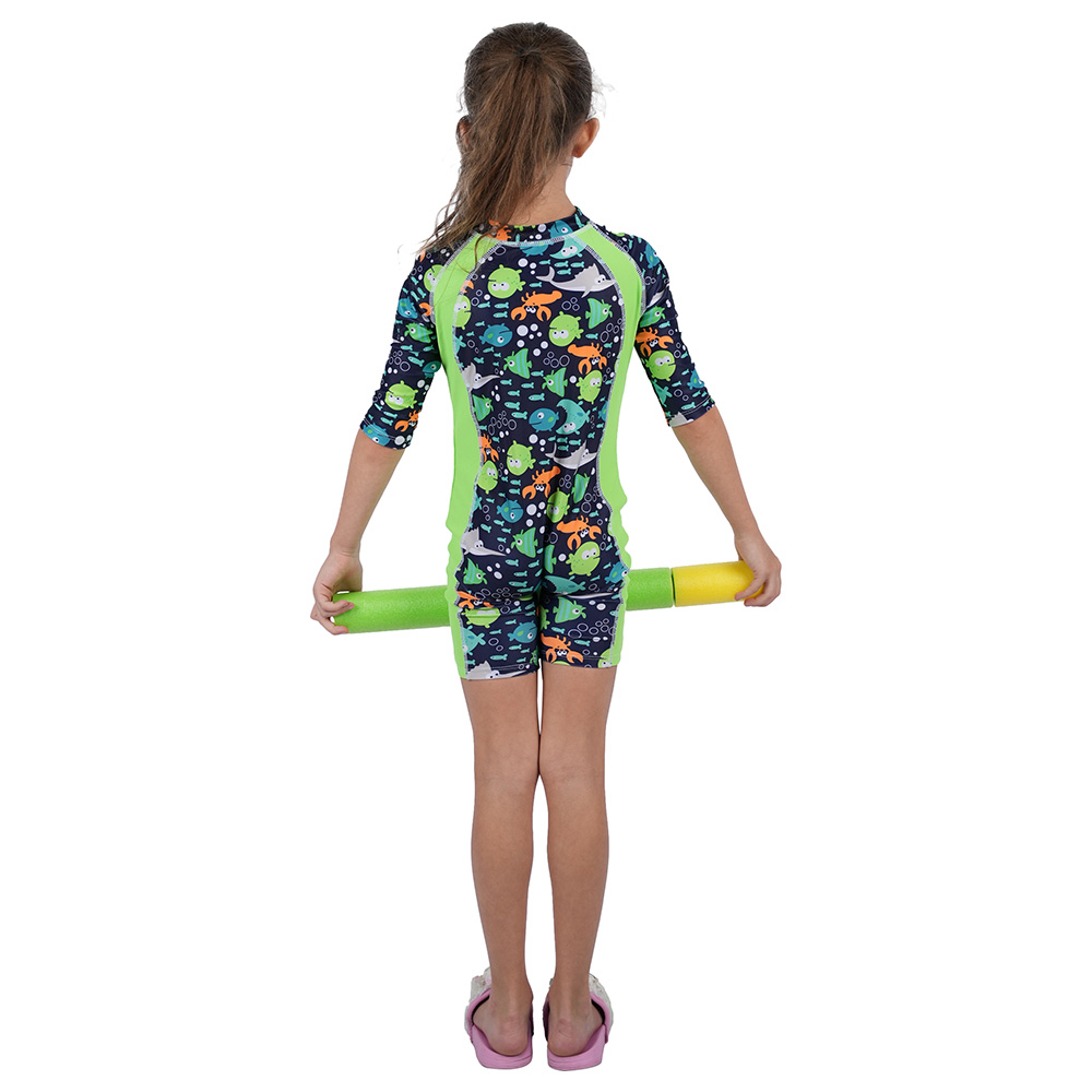 D' Daniela - Kids Dinosaur Swim Suit - Blue
