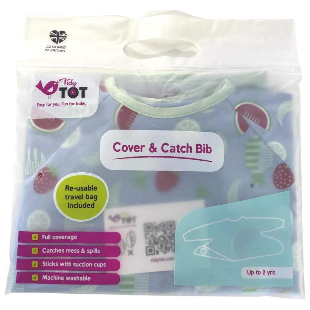 Tidy Tot - Cover & Catch Bib - Fruits