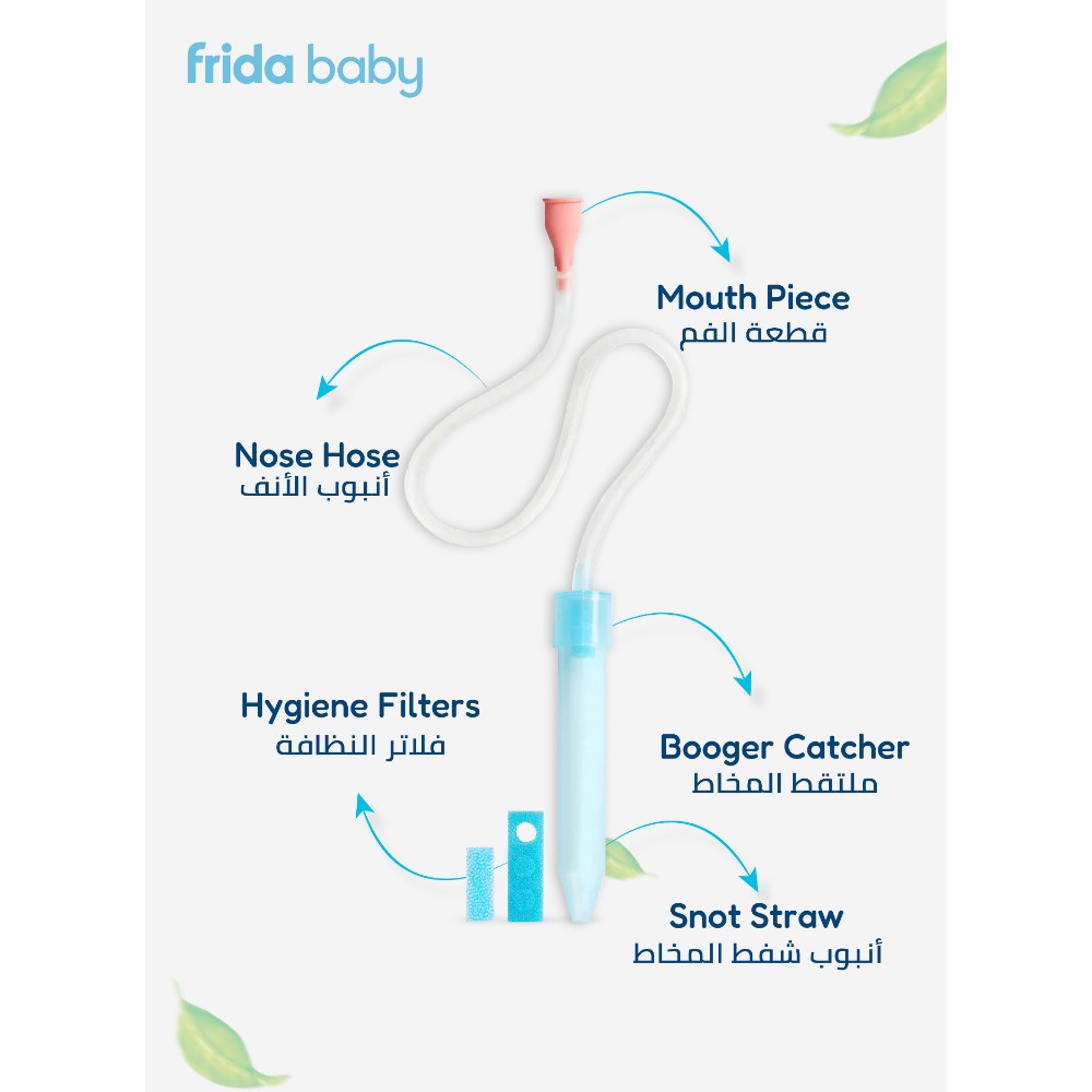 Fridababy - NoseFrida Snotsucker Nasal Aspirator with Hygienic Filters
