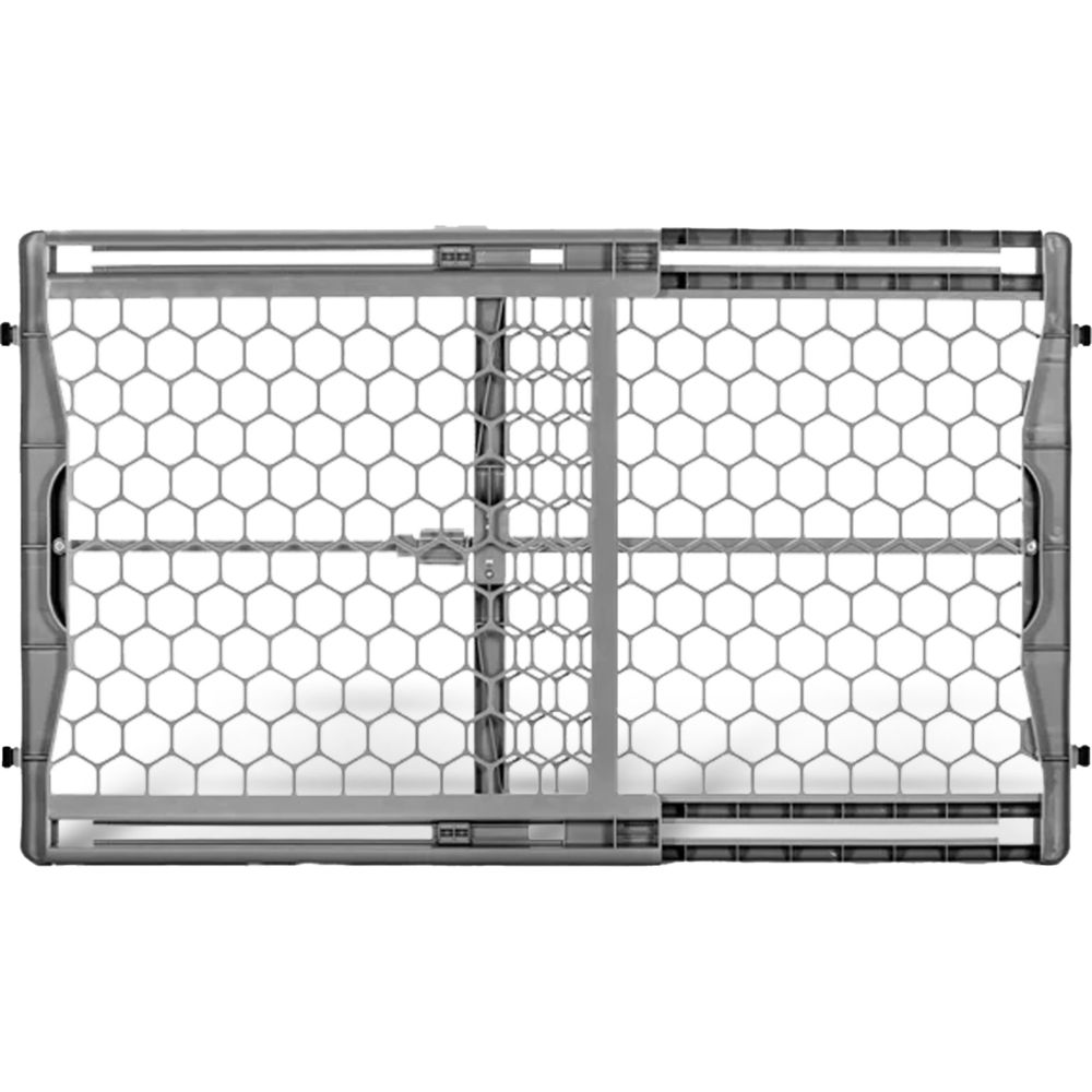 ريجالو - بوابة أطفال بلاستيكية قابلة للتمدد - رمادي