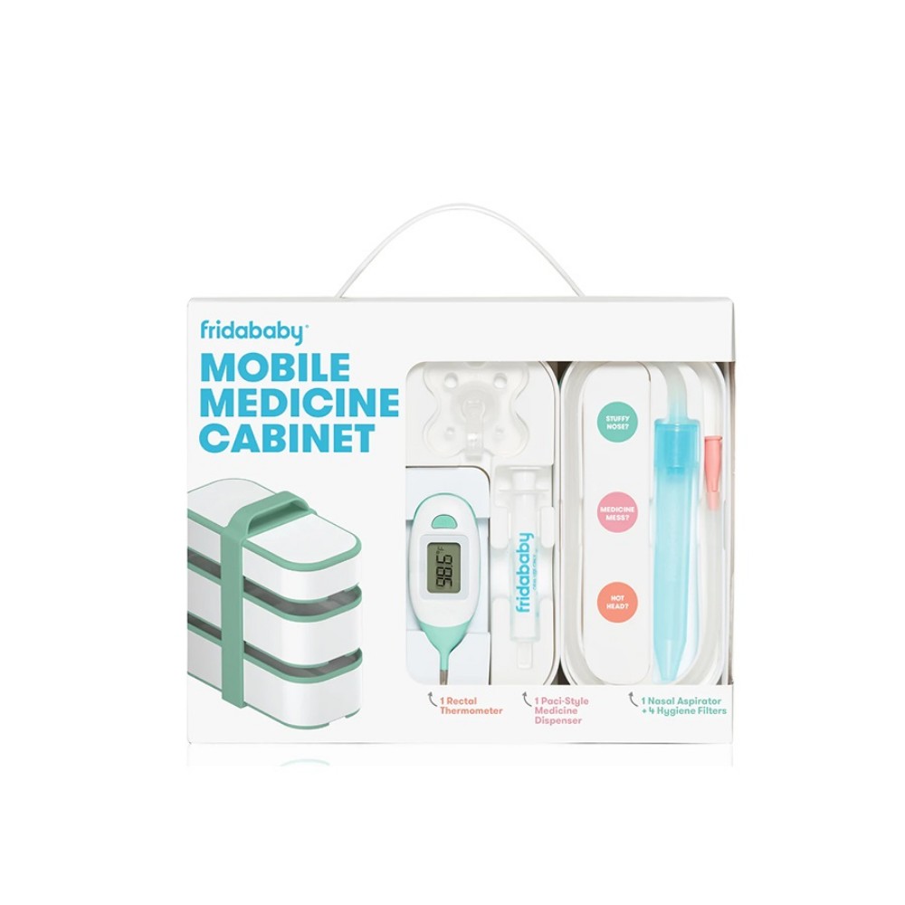 Fridababy - Mobile Medicine Cabinet Travel Kit - NoseFrida + Filters