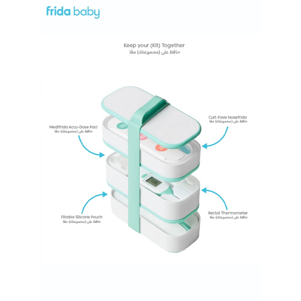 Fridababy - Mobile Medicine Cabinet Travel Kit - NoseFrida + Filters