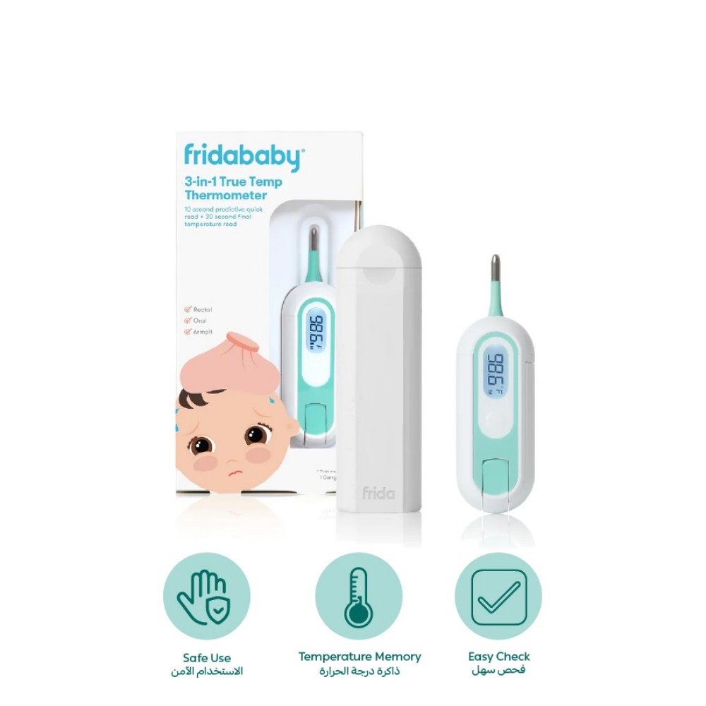 Fridababy - 3-in-1 True Temp Thermometer - Digital Baby Thermometer