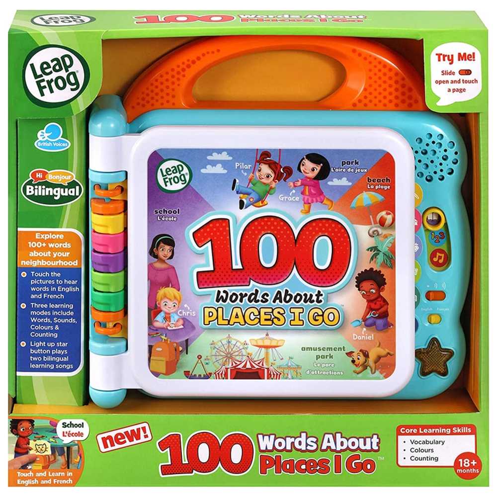LeapFrog - 100 Words About Place I Go Learning Book