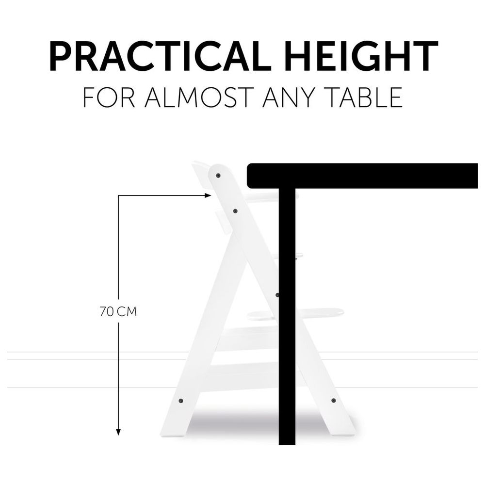 Hauck - Alpha+ High Chairs - White