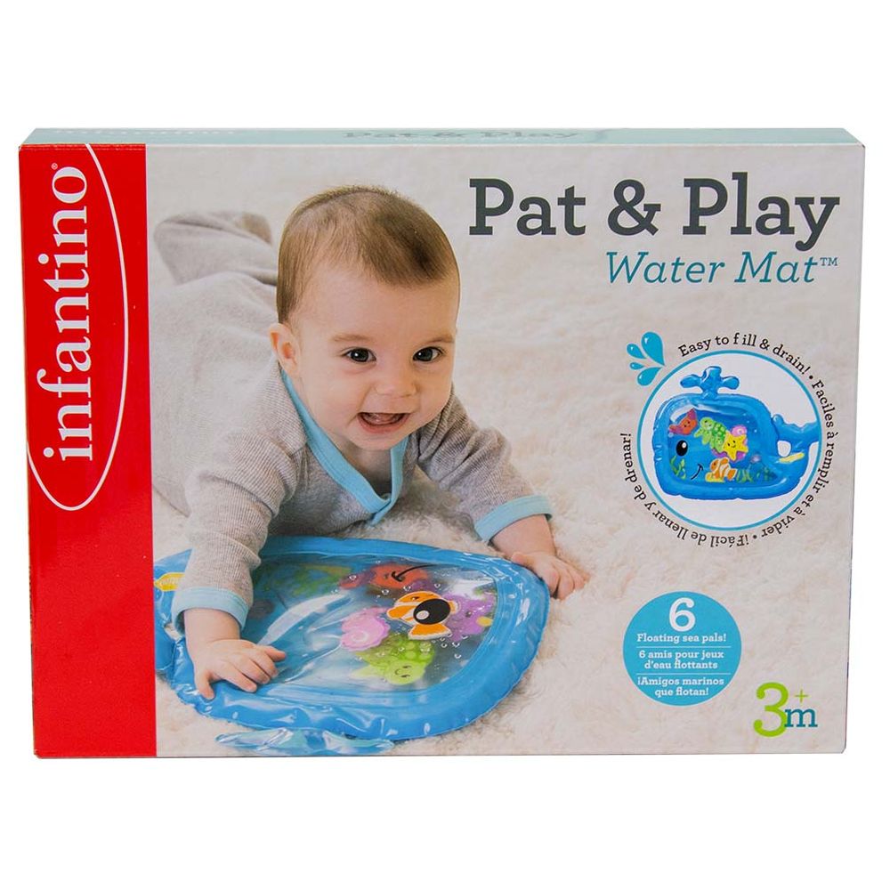 Infantino Sensory Whale Pat & Play Water Mat - Blue (Exclusive)