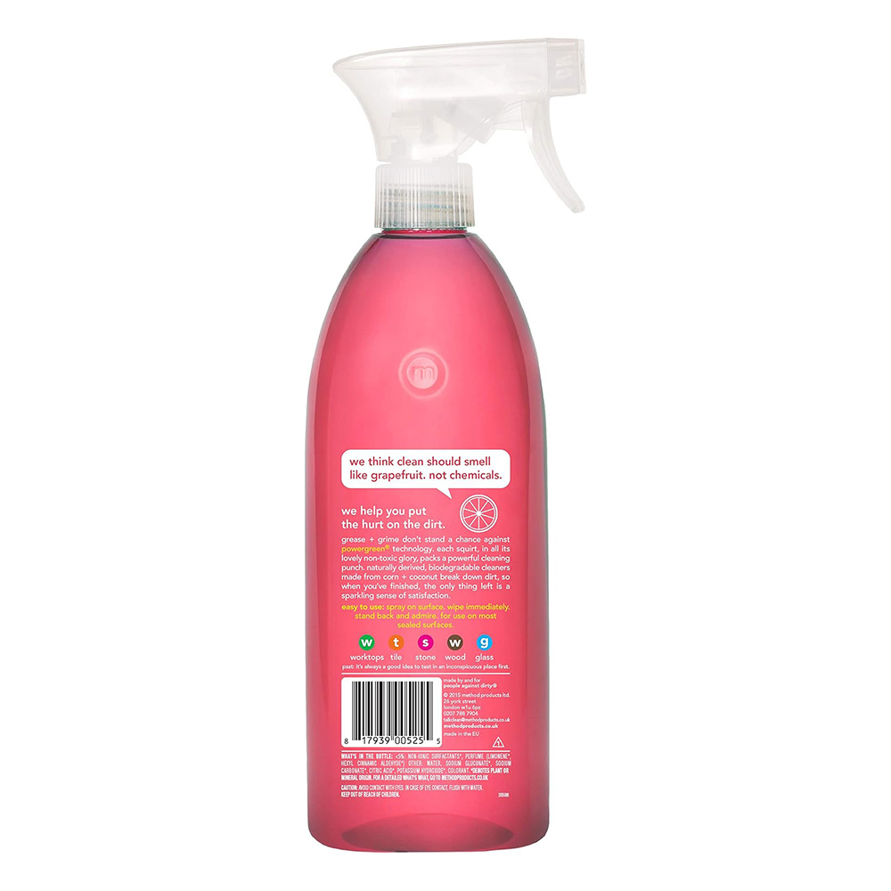 Method - APC Spray Multi-Surface Cleaner - Pink Grapefruit - 828ml