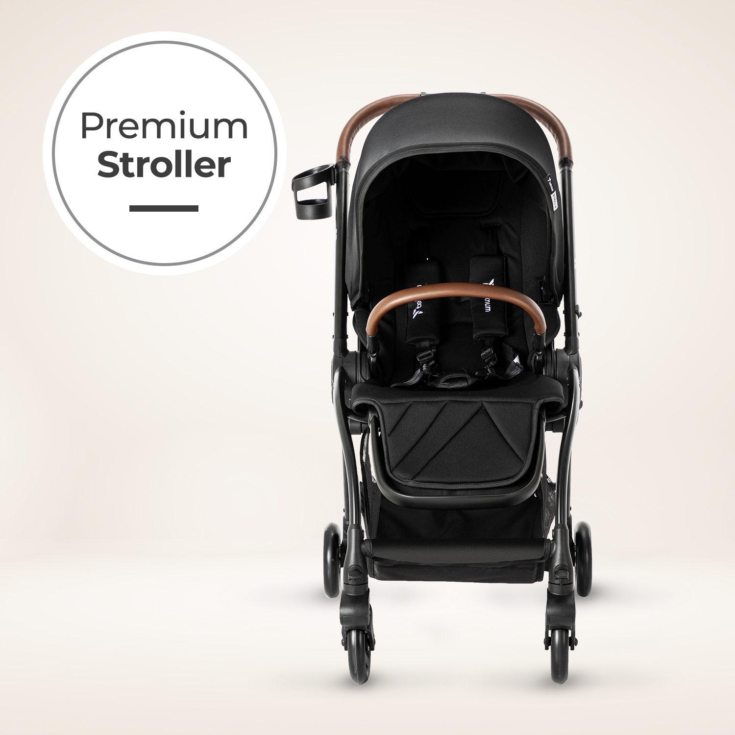 Teknum - Travel Stroll 2 Stroller - Black