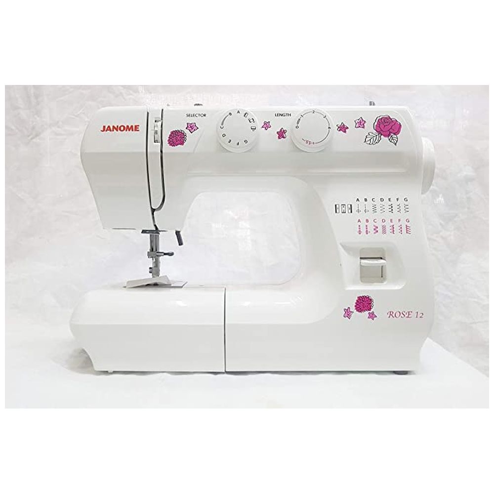 Janome Sewing Machine Rose - 12 Stitches
