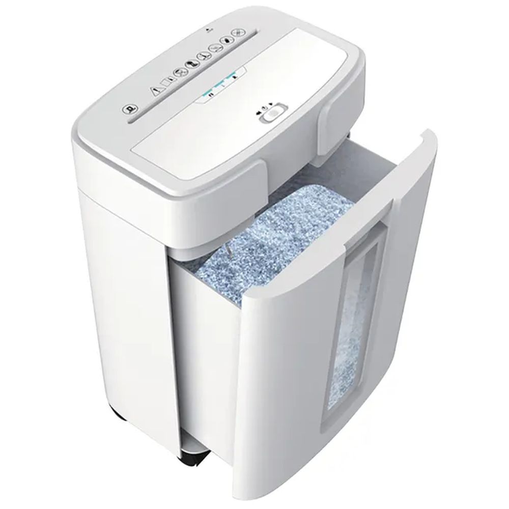 نيو يونايتد - آلة تمزيق الورق ST-12CD قص متقاطع - أبيض