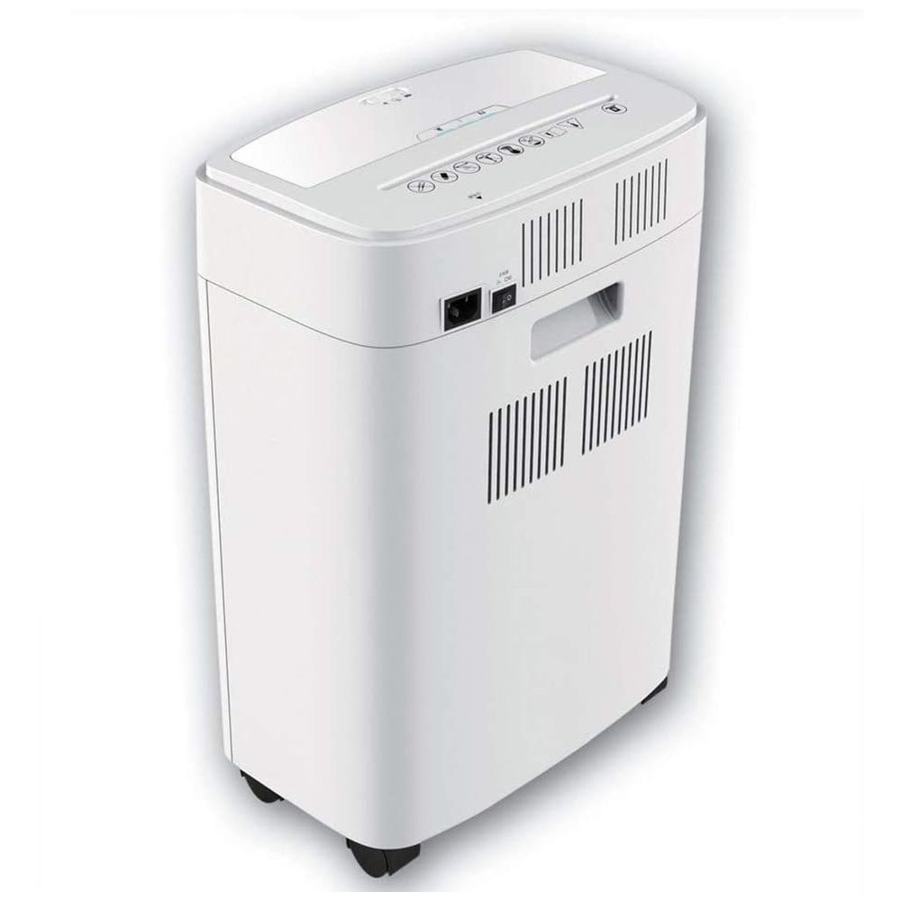 نيو يونايتد - آلة تمزيق الورق ST-12CD قص متقاطع - أبيض