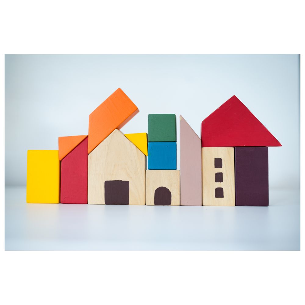 بيرتش آند باغ - قطع المنزل الخشبية - 14 قطعة