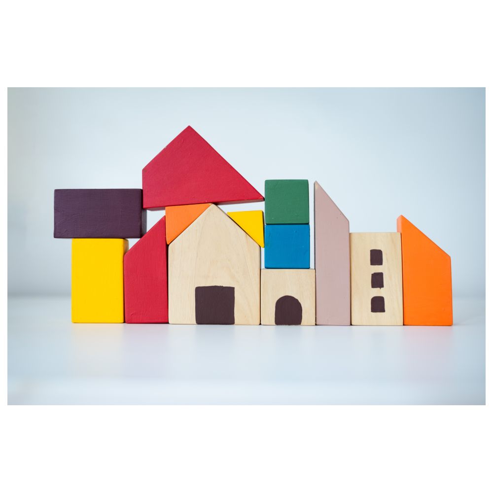 بيرتش آند باغ - قطع المنزل الخشبية - 14 قطعة