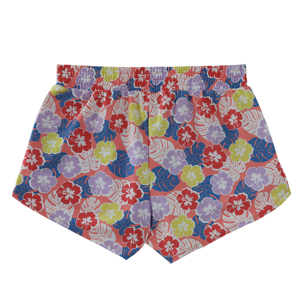 تركواز - شورت سباحة أزهار نسائي